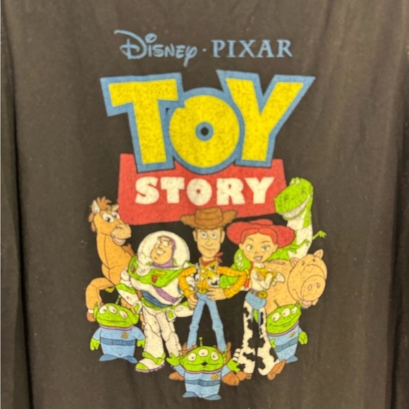 Toy Story Womens Group Shot Movie Logo Distressed‎ Graphic size XL - Picture 2 of 4